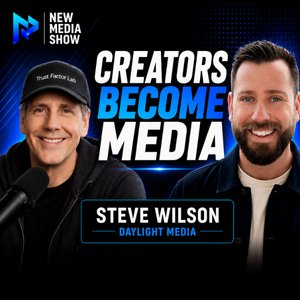 New Media Show with Podcast Hall of Famer Rob Greenlee and Guest Steve Wilson of Daylight Media & QCODE
